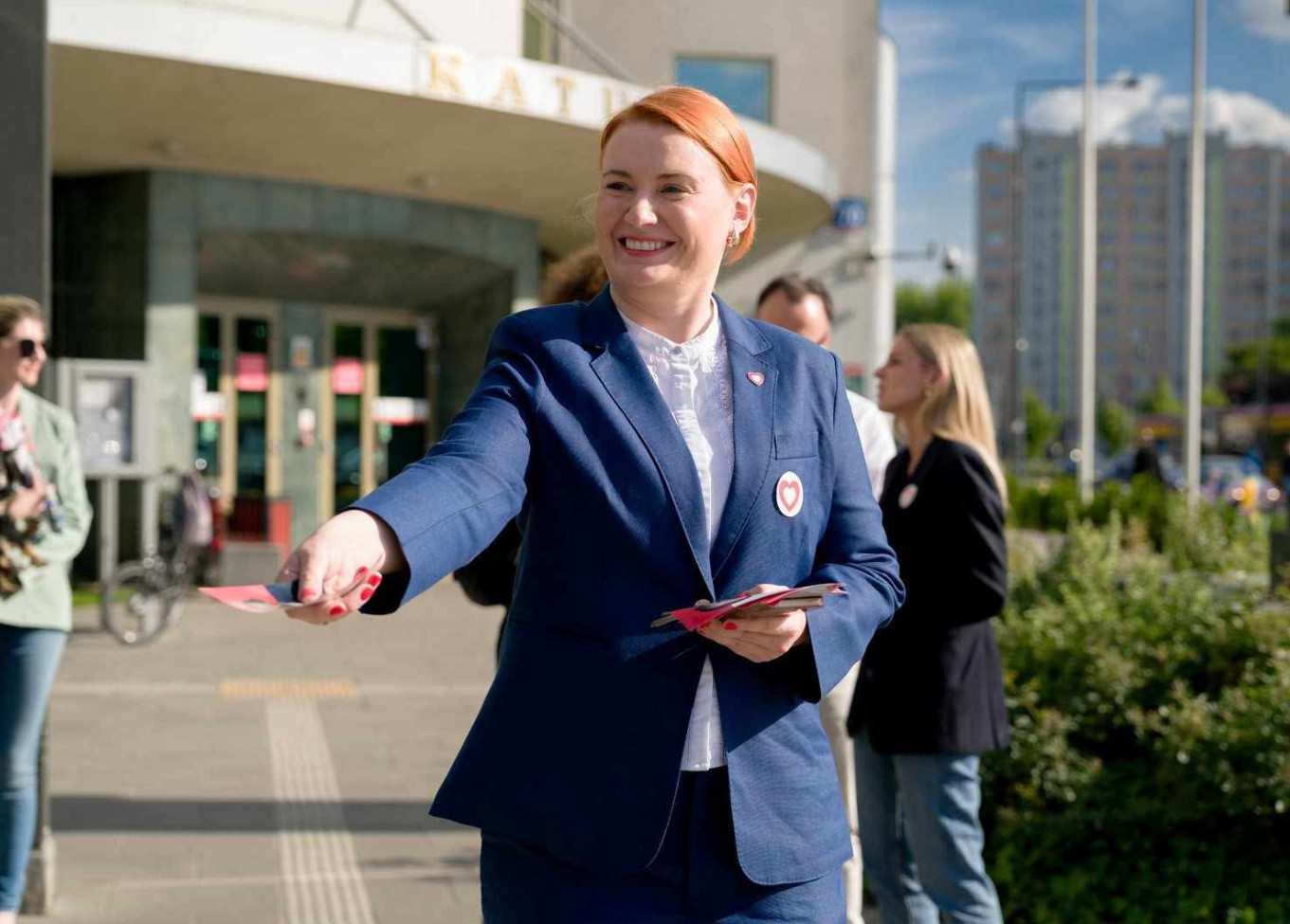 Monika Ślusarczyk blisko mieszkańców