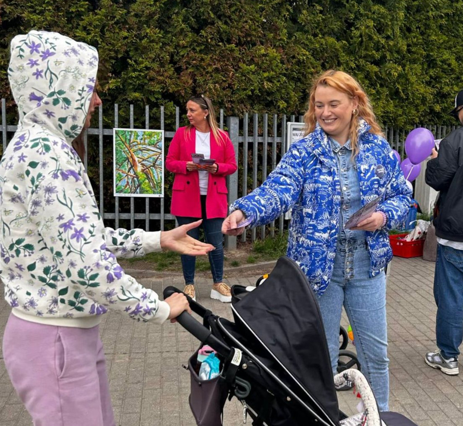 Monika Ślusarczyk w bezpośrednim kontakcie z mieszkańcami