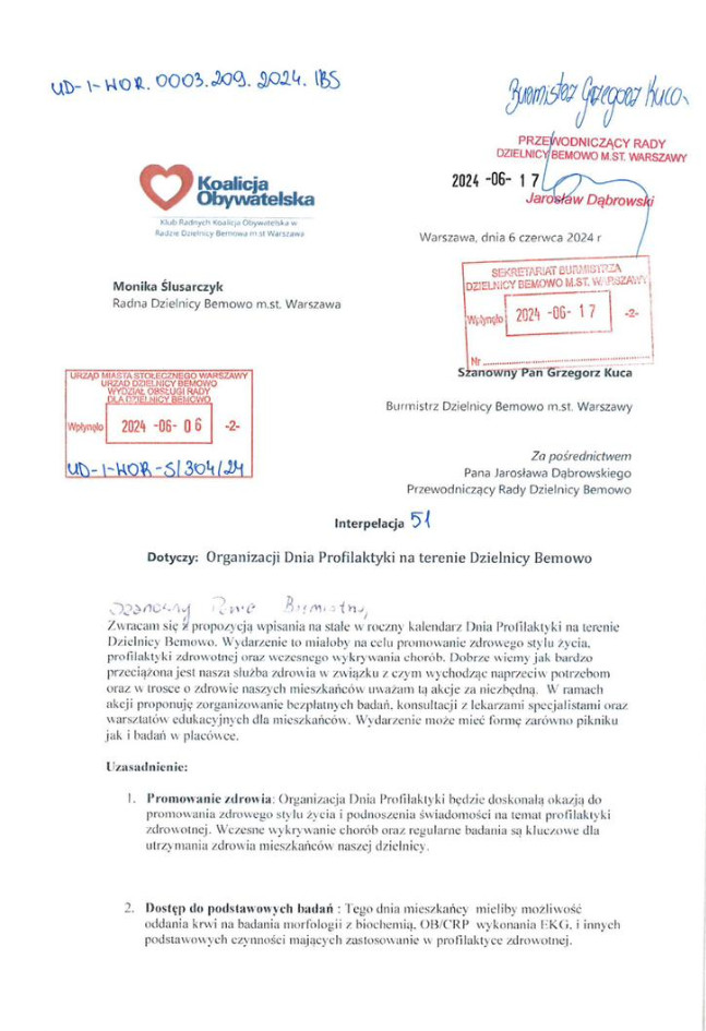 Dokument interpelacji