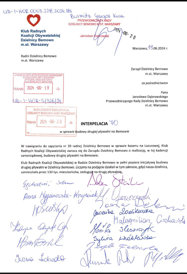 Dokument interpelacji