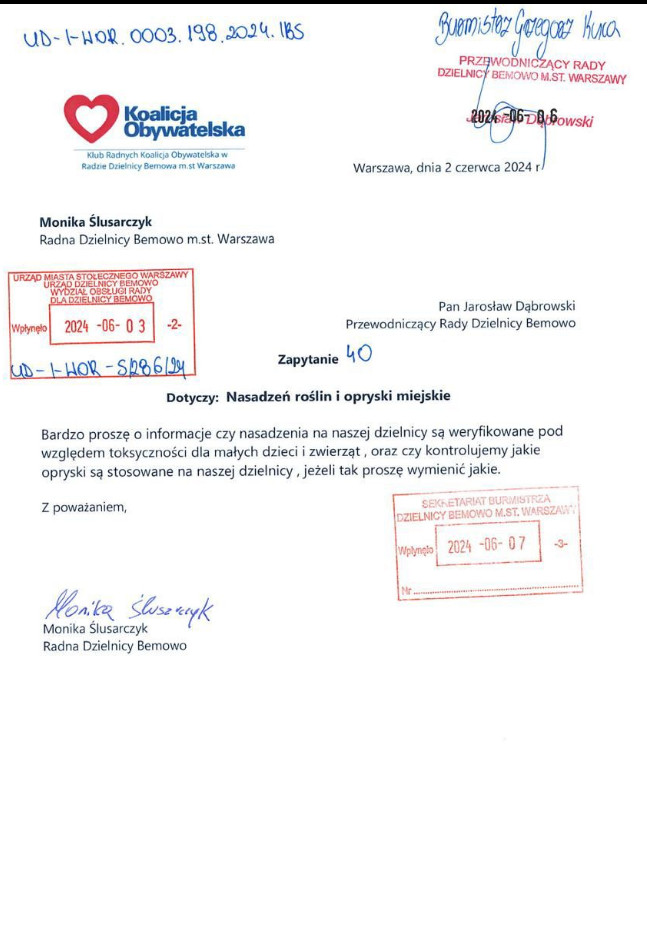 Dokument interpelacji