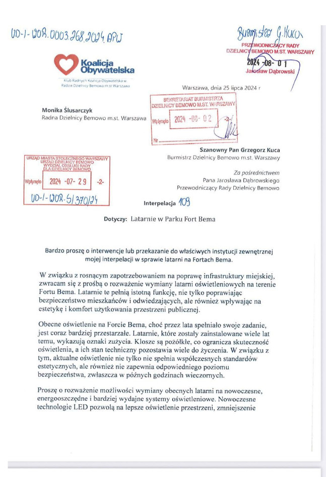 Dokument interpelacji