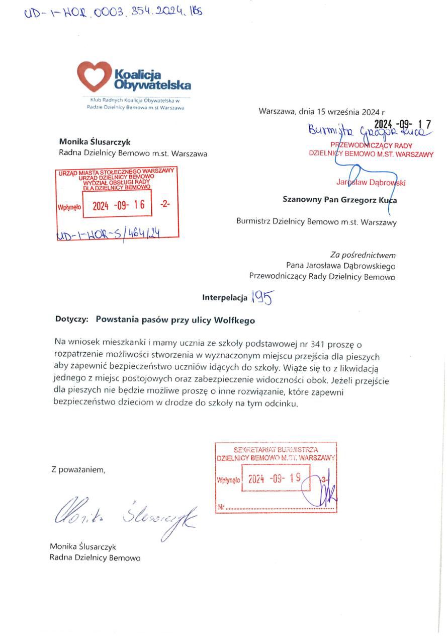 Dokument interpelacji