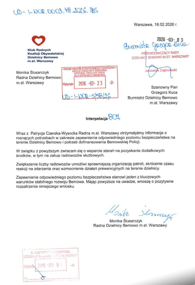 Dokument interpelacji